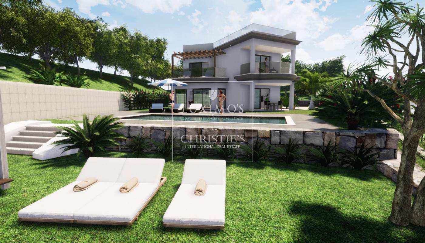 Acheter, maison de luxe, Algarve, jardin, près de la plage, villas, à vendre, côte Algarve, propriété, espaces extérieurs, terrasse, patio, balcon