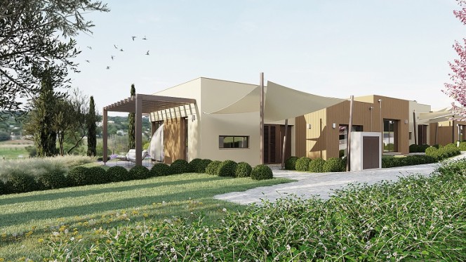 NEW DEVELOPMENT: 2 bedroom semi-detached villas with pool for sale in Silves, Algarve