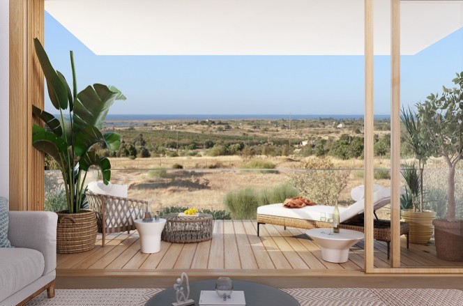 AMYRA PARQUE: modernos pisos de 1+1 dormitorios y villas de 2 y 3 dormitorios en Pêra, Algarve