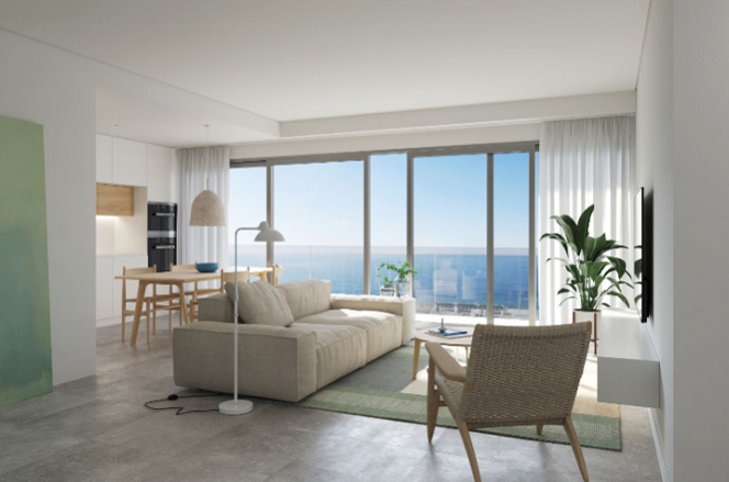 Omega Apartments: Apartamentos com vista mar, em Armação de Pêra, Algarve