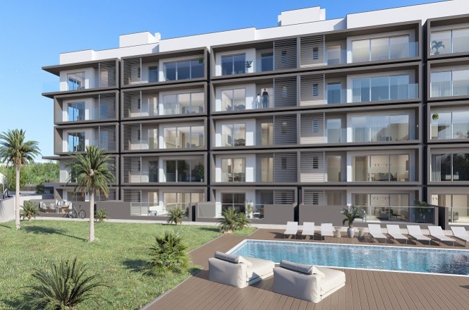 SARAMAGO CONDOMINIUM: pisos de 1, 2 o 3 dormitorios con piscina, en Olhão, Algarve