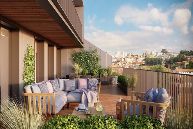 NEUE LUXUSWOHNUNGEN, STUDIO BIS 3 SCHLAFZIMMER DUPLEX, VILA NOVA DE GAIA