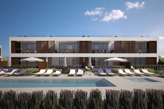 Apartamentos novos em condomínio privado, em Burgau, Algarve