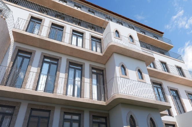 Marquesa Palast: Neue Wohnungen mit 1 und 2 Schlafzimmern, im historischen Zentrum von Porto, Portugal