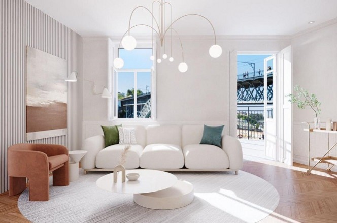 Apartamentos Guindais: Pisos nuevos de 1 dormitorio, en el centro de Oporto