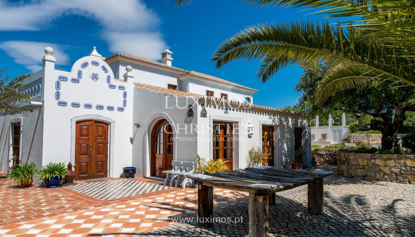 Sale of sea view villa in Moncarapacho, Olhão, Algarve , Portugal