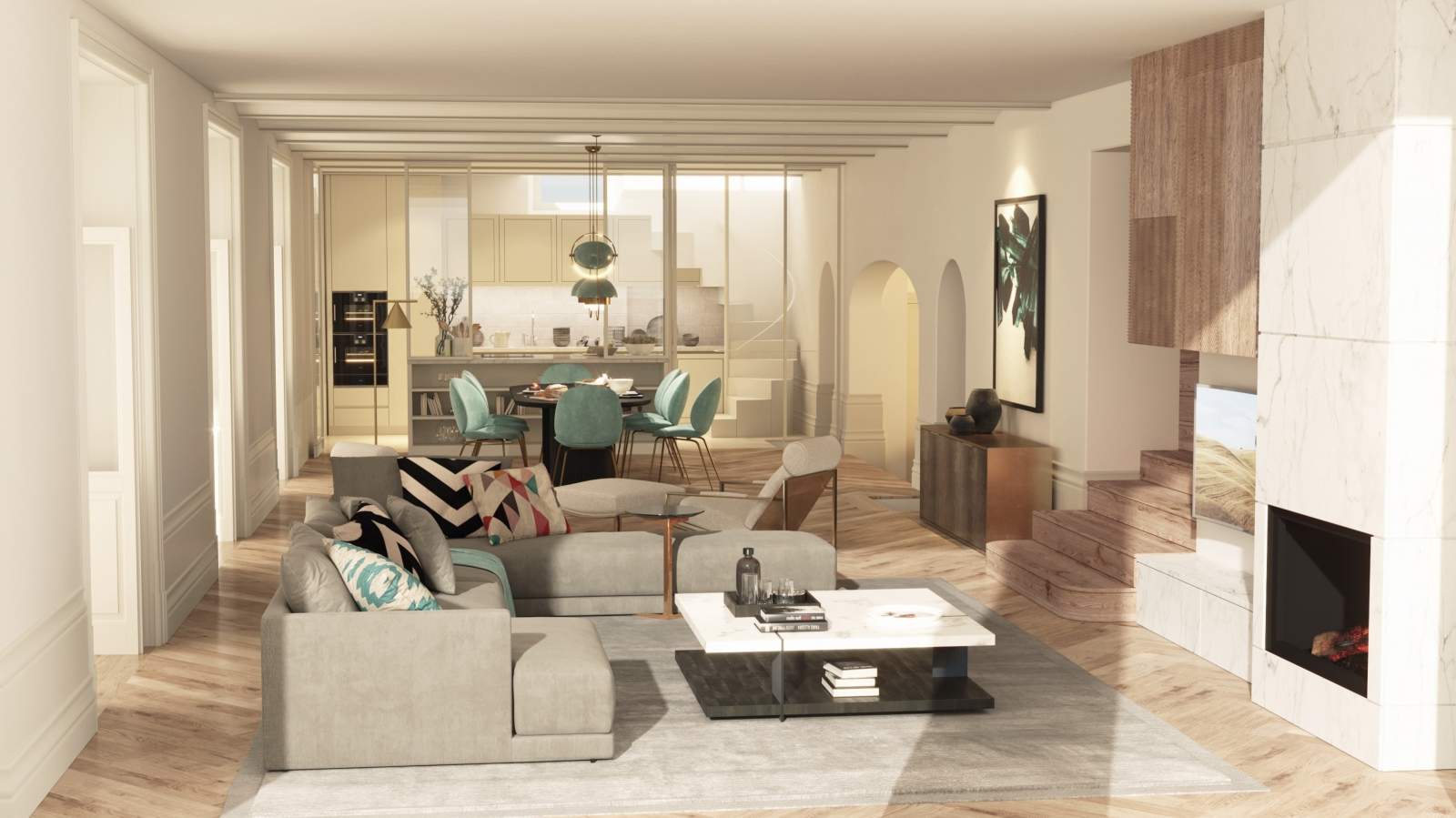 New duplex apartment for sale in a luxury development, Porto, Portugal_112594