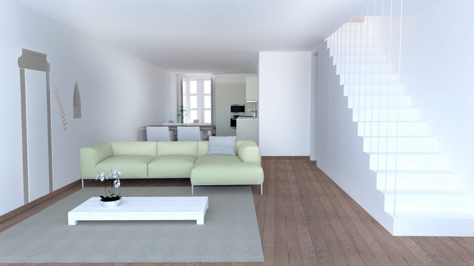 Sale of new triplex apartment in city center, Faro, Algarve, Portugal_114039