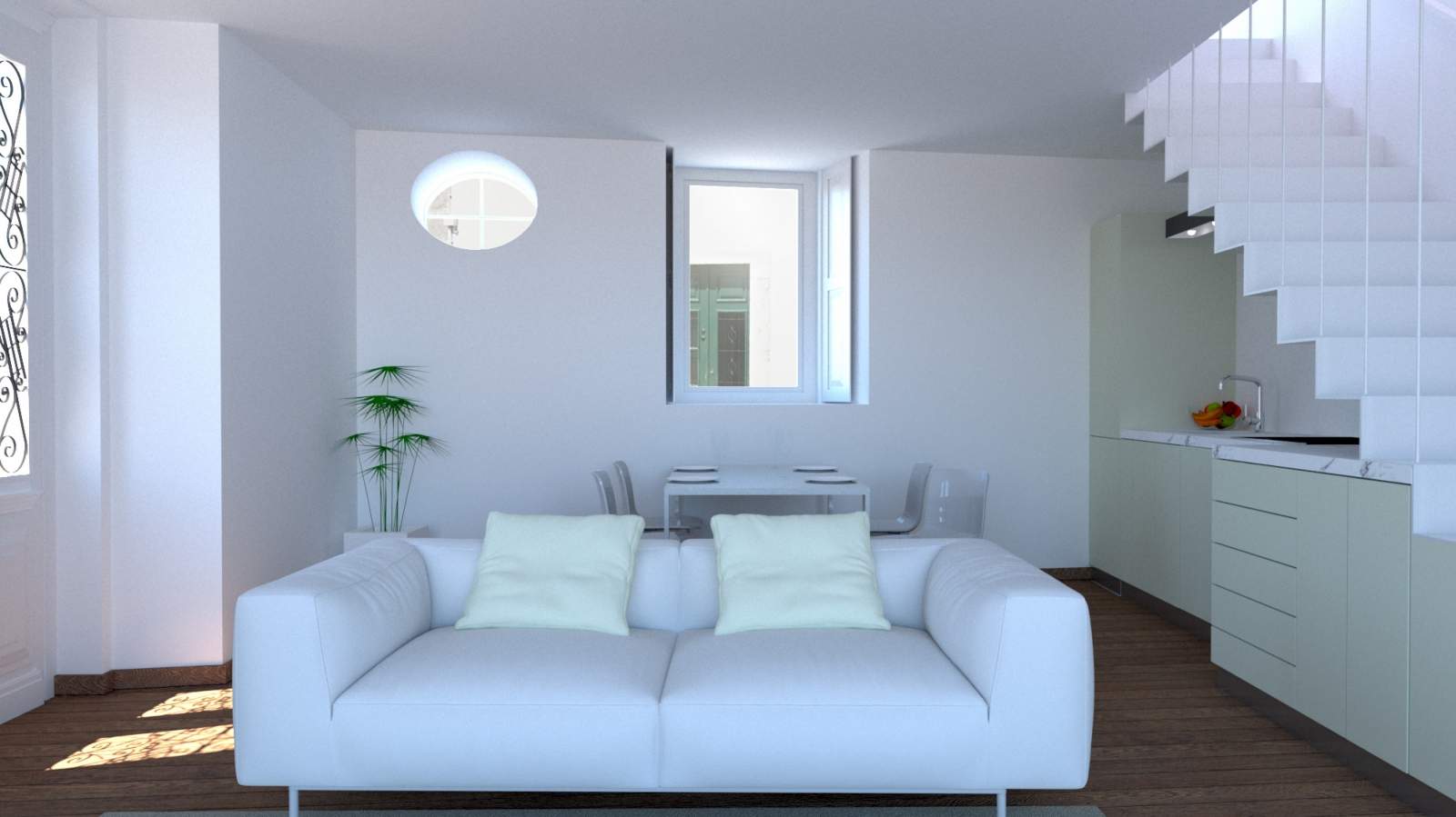 Venda de apartamento triplex novo no centro de Faro, Algarve_114070