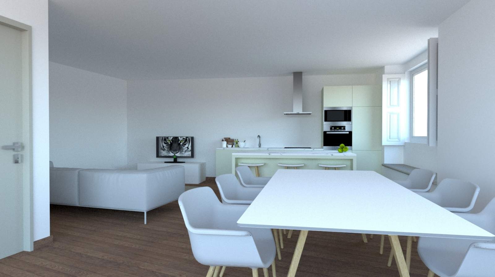 Venda de apartamento triplex novo no centro de Faro, Algarve_114146