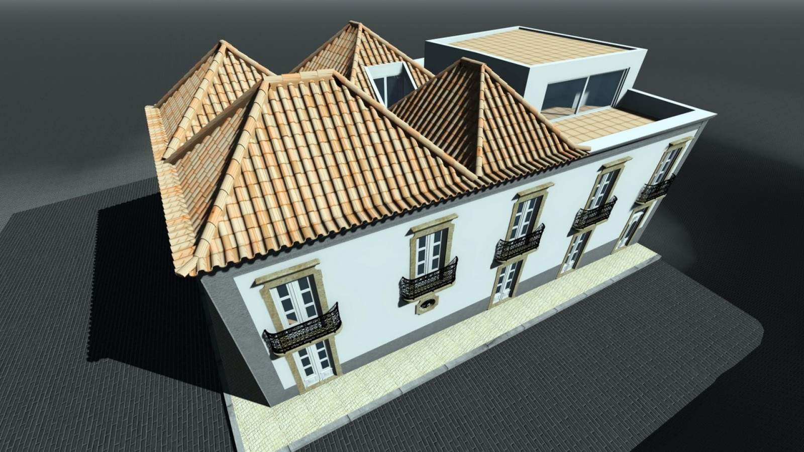Sale of new triplex apartment in city center, Faro, Algarve, Portugal_114198