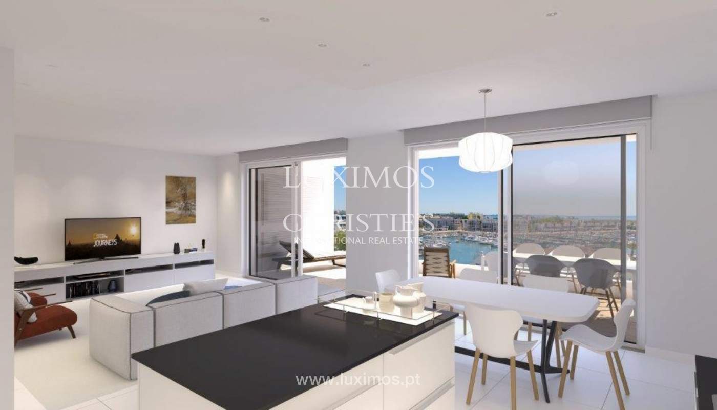 Sale of modern new apartment with sea view in Lagos, Algarve, Portugal_116440