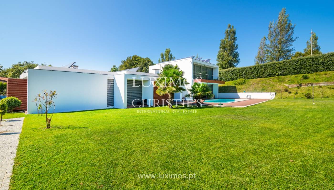 Venta de villa contemporánea con jardín y piscina, V.N. Gaia, Portugal_118115