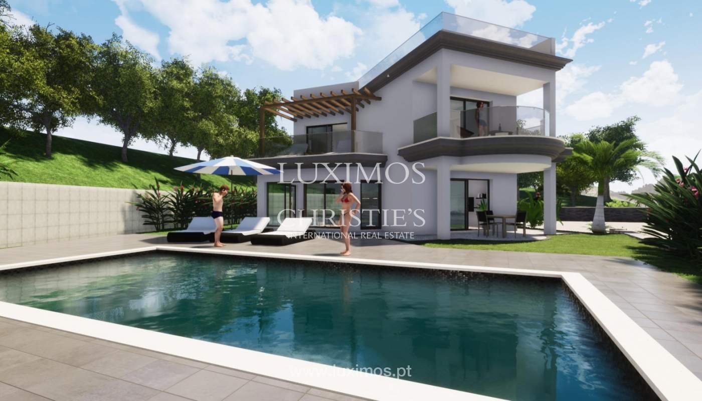 New villa for sale, with pool and sea views, Loulé, Algarve, Portugal