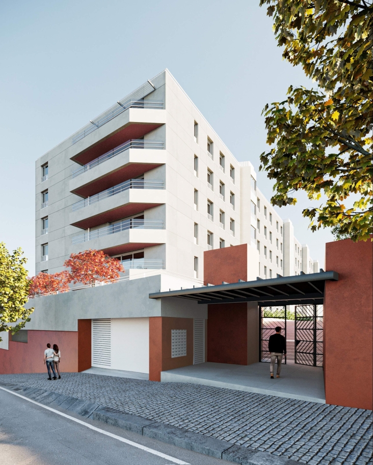 Neue 4-Zimmer-Wohnung mit Balkon und Flussblick, Porto, Portugal_124074