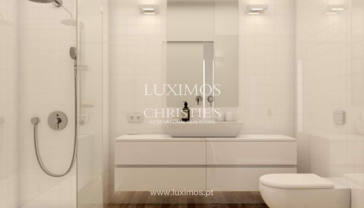 Apartamento novo e moderno com varanda, junto ao jardim de Arca D