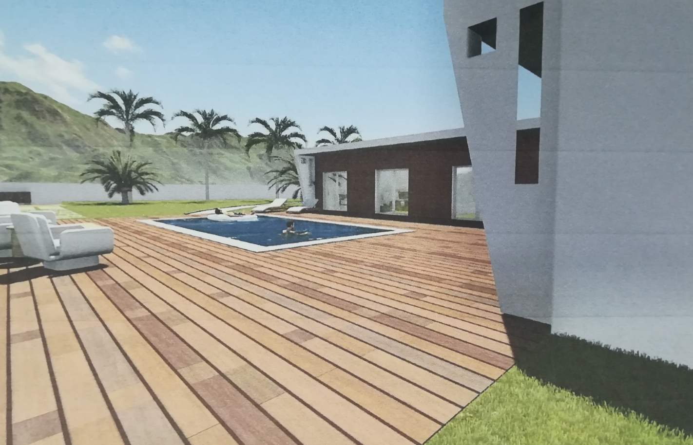 Neue zeitgenössische Villa zu verkaufen in Olhão, Algarve, Portugal_134601