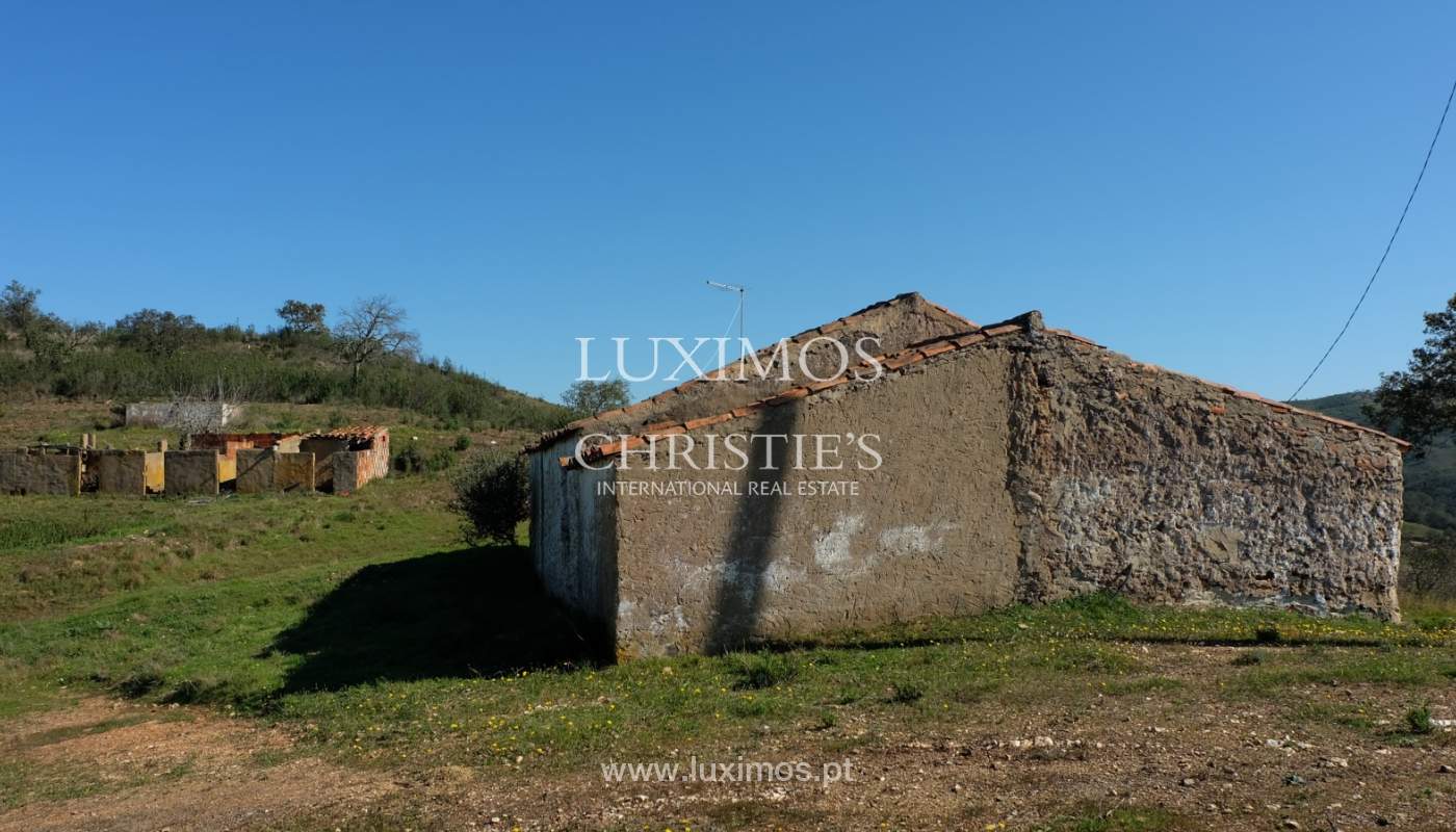 Sale of land with old house in São Marcos da Serra, Algarve, Portugal