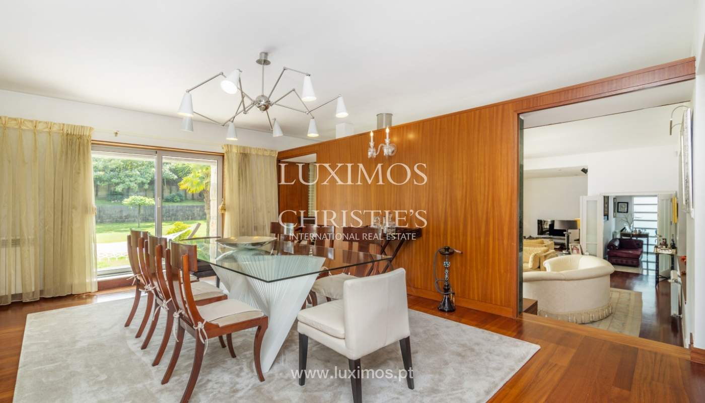 Sale of contemporary luxury villa with pool and garden, Trofa, Portugal_138815