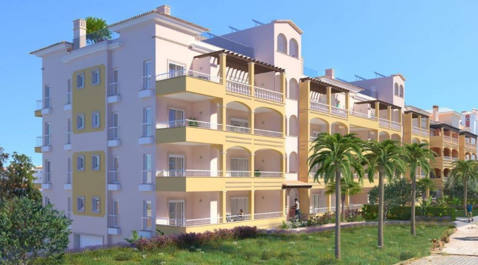 Sale of apartment under construction, terrace, Lagos, Algarve, Portugal_141576