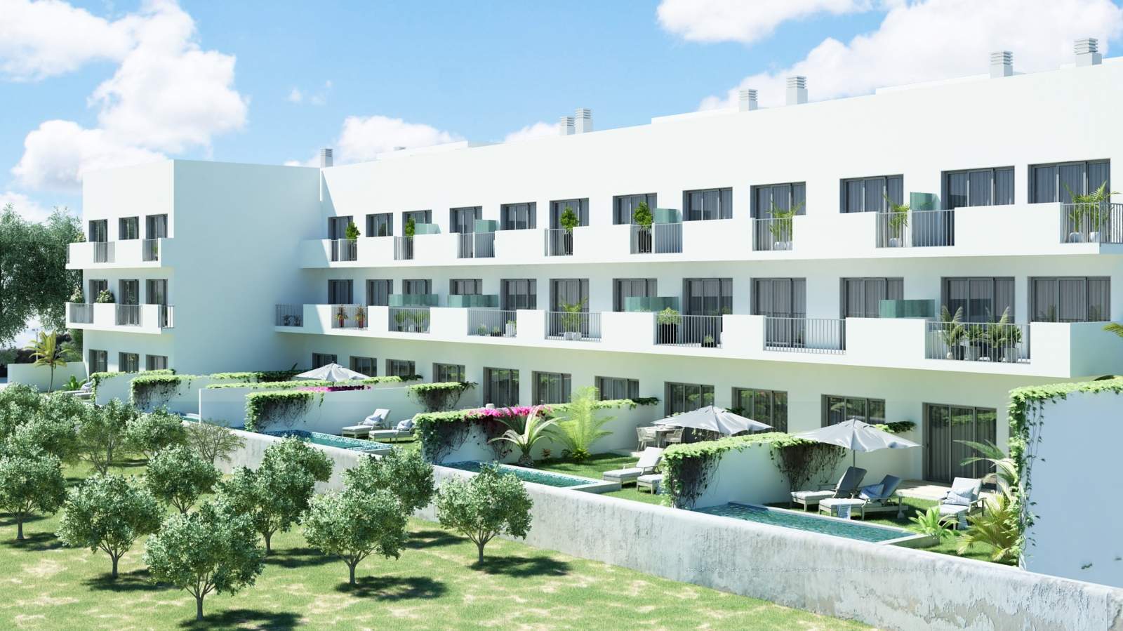 Apartamento novo, com jardim e piscina, Tavira, Algarve_145302