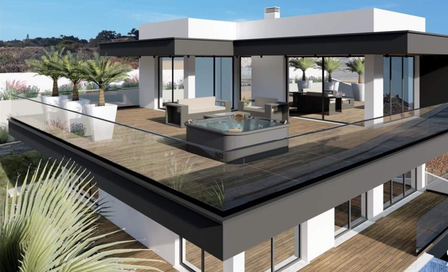 Villa de 4 chambres, avec piscine, en construction, Albufeira, Algarve_150211