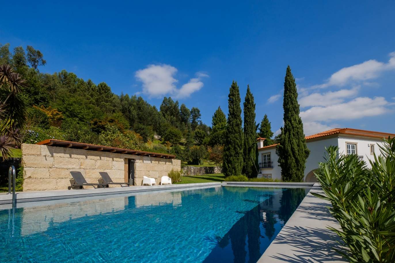 Típica casa portuguesa con jardín y piscina, en venta, Guimarães, Portugal_153263