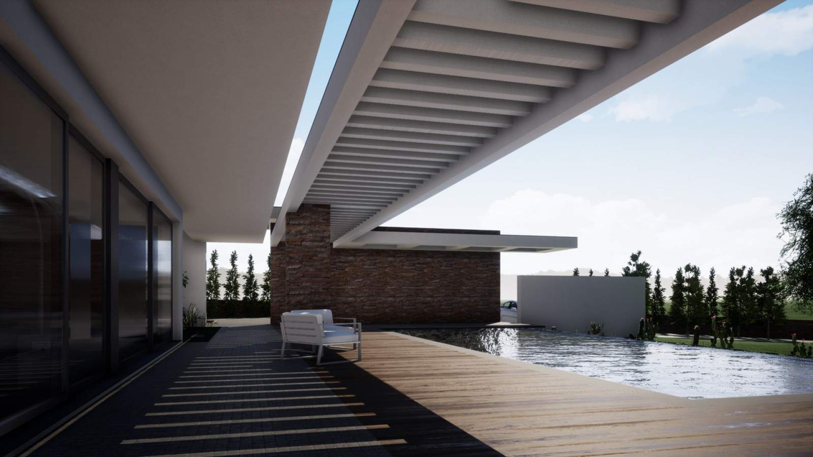 Villa moderna, con piscina y vista al mar, Carvoeiro, Algarve_158093