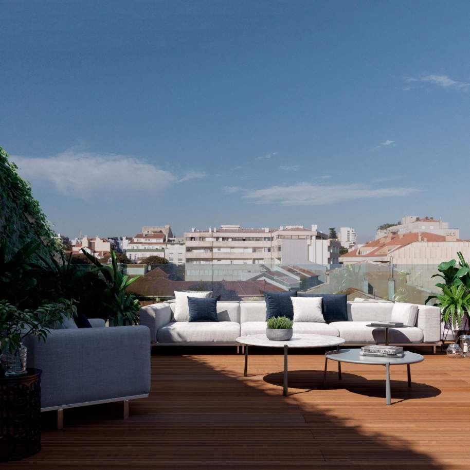 Penthouse duplex mit Terrassen, zu verkaufen, in der Nähe des Strandes, Foz do Douro, Porto, Portugal_161957