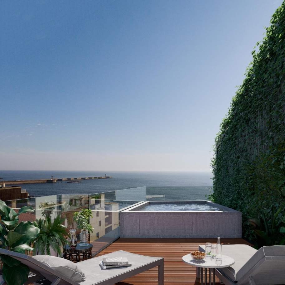 Penthouse duplex com terraço, para venda, junto à praia, Foz do Douro_161963