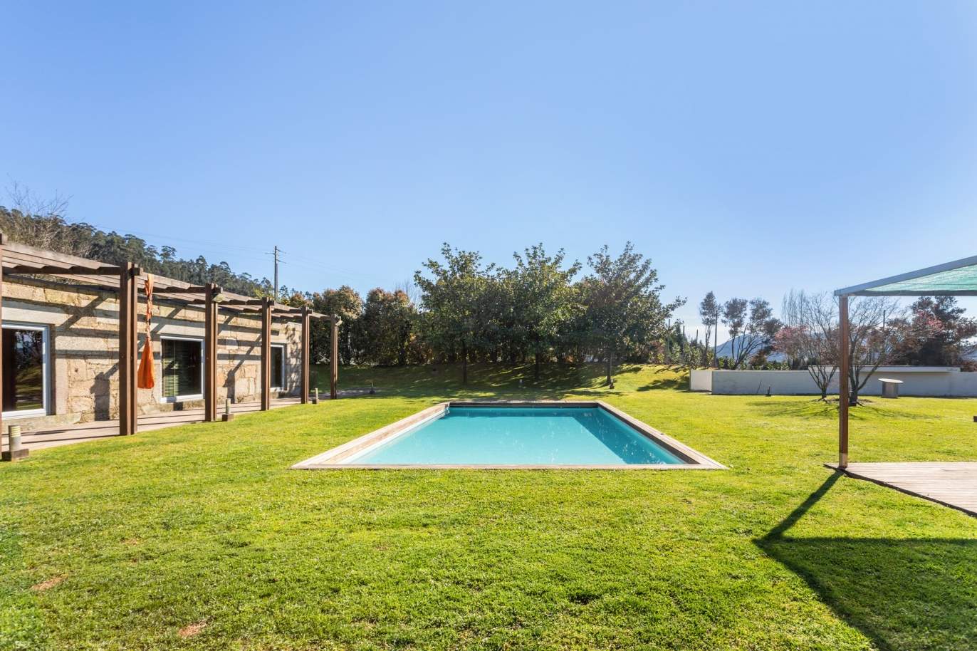 Casa de campo contemporánea con piscina, para venta, Barcelos, Portugal_166237