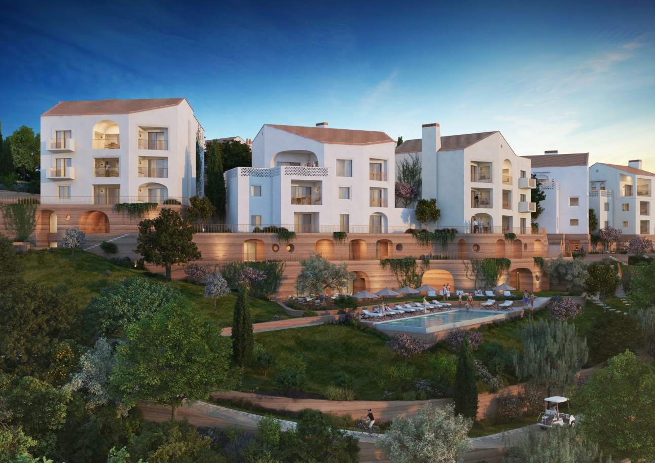 Apartamento de 2 dormitorios con piscina, en aldea turística , Querença, Algarve_167106