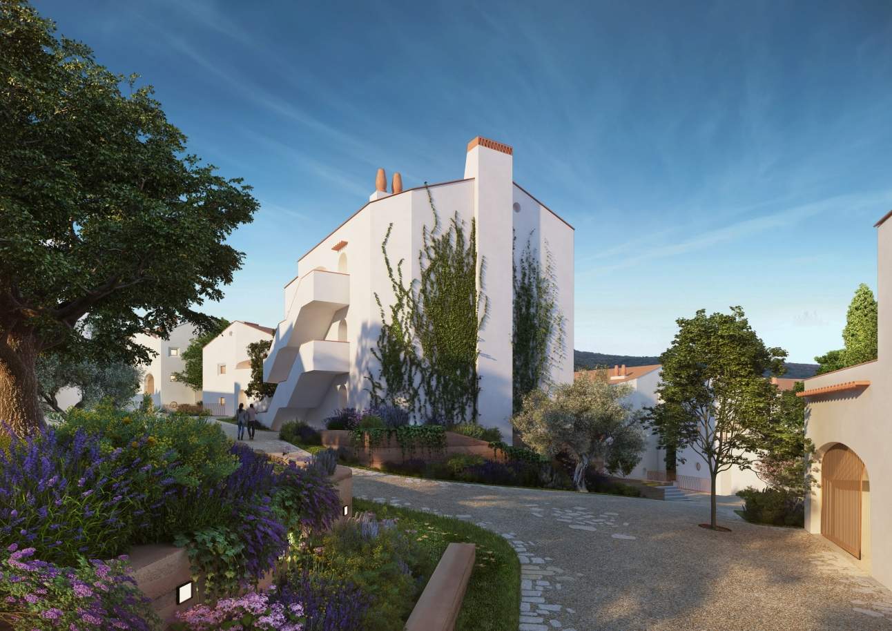 Apartamento de 2 dormitorios con piscina, en aldea turística , Querença, Algarve_167108