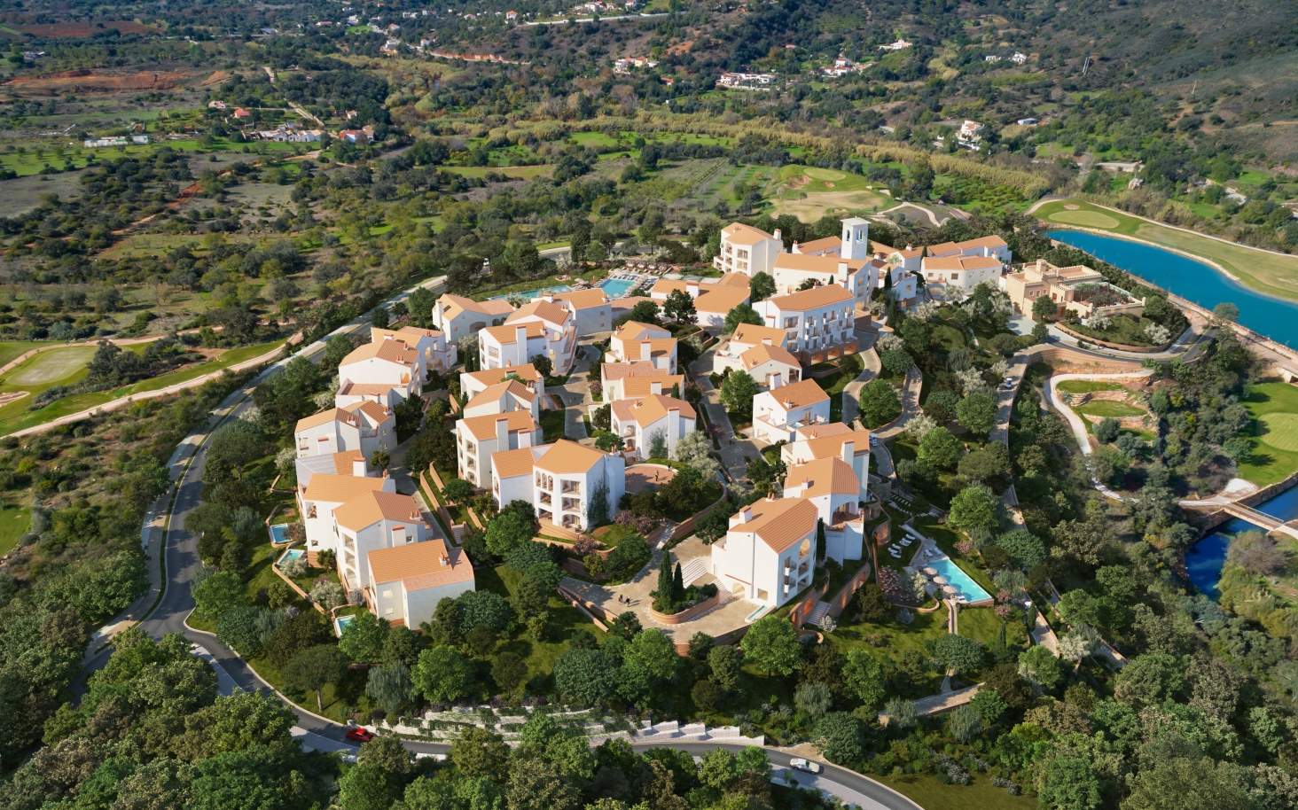 Apartamento T2 com piscina, resort exclusivo, Querença, Algarve_167150