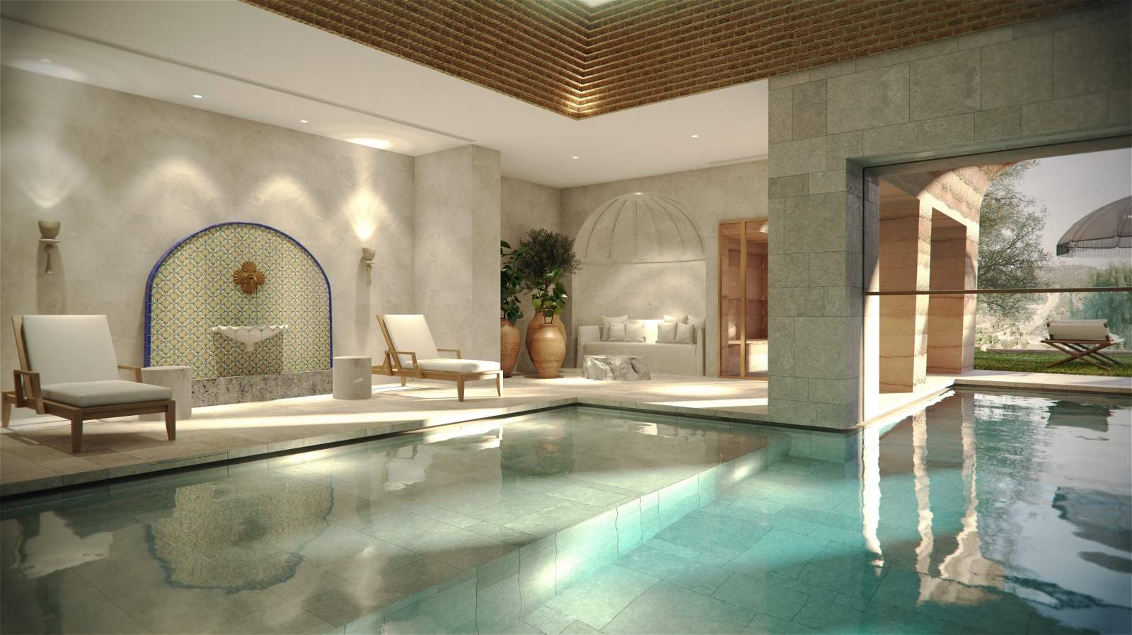 Apartamento T2 com piscina, resort exclusivo, Querença, Algarve_167160