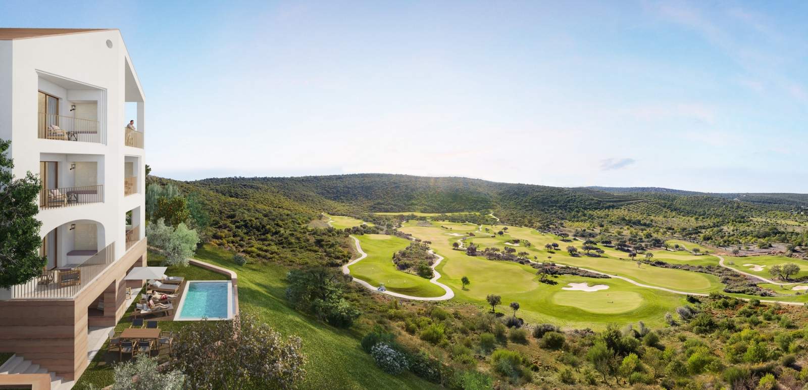 Apartamento de 2 dormitorios con piscina, resort exclusivo, Querença, Algarve_167947