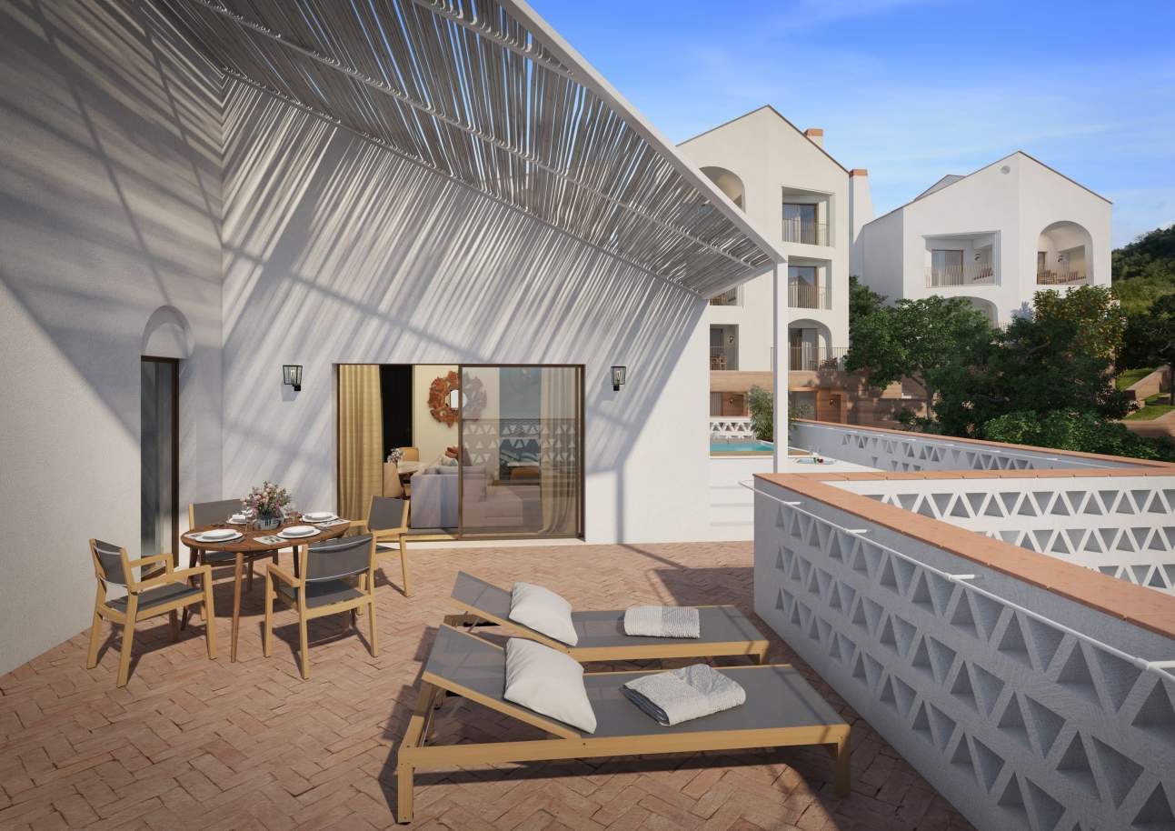 Appartement de 2 chambres avec piscine, complexe exclusif, Querença, Algarve_168015