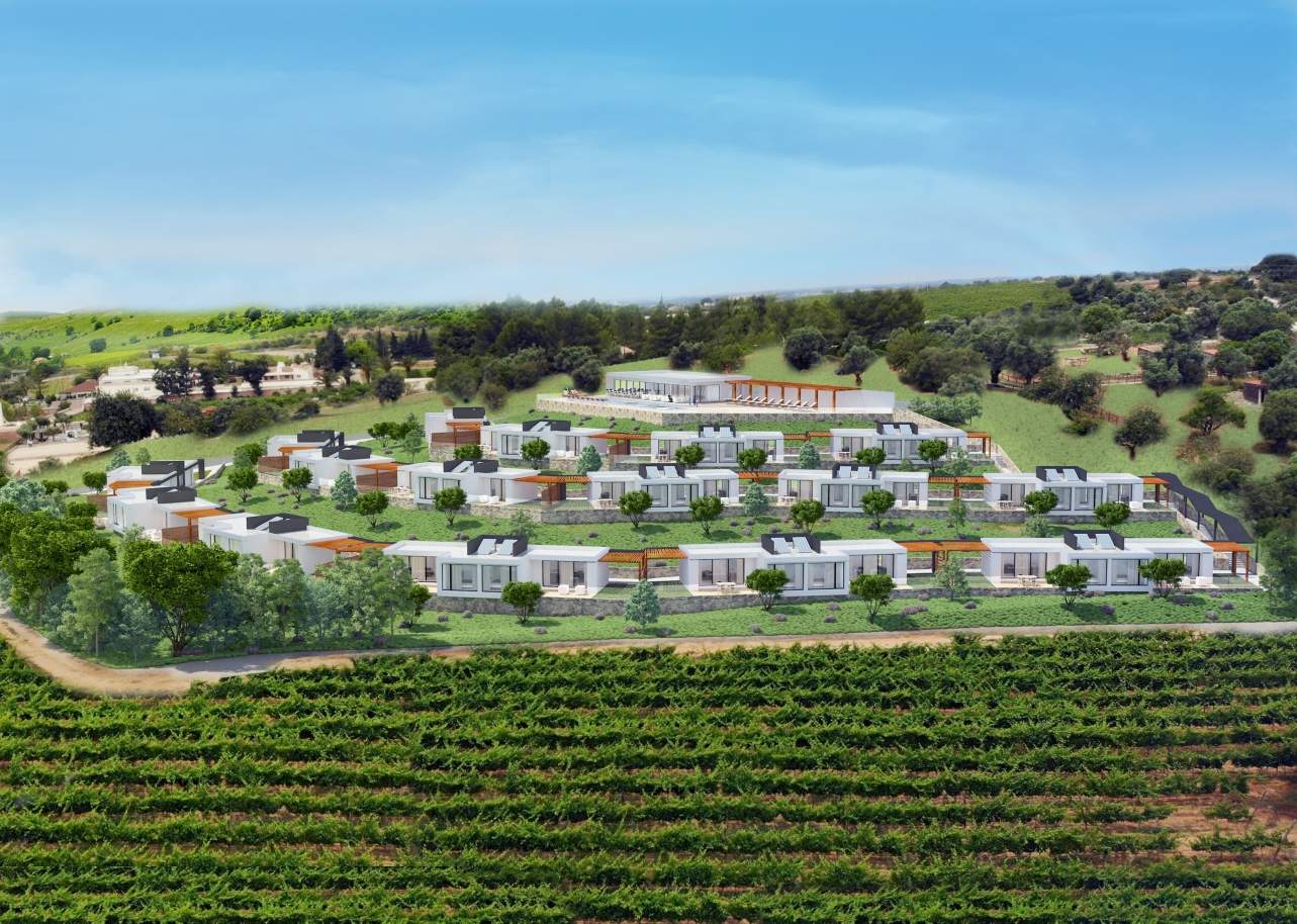 Modern 1 bedroom apartment, overlooking the vineyard hills, Lagoa, Algarve_169616