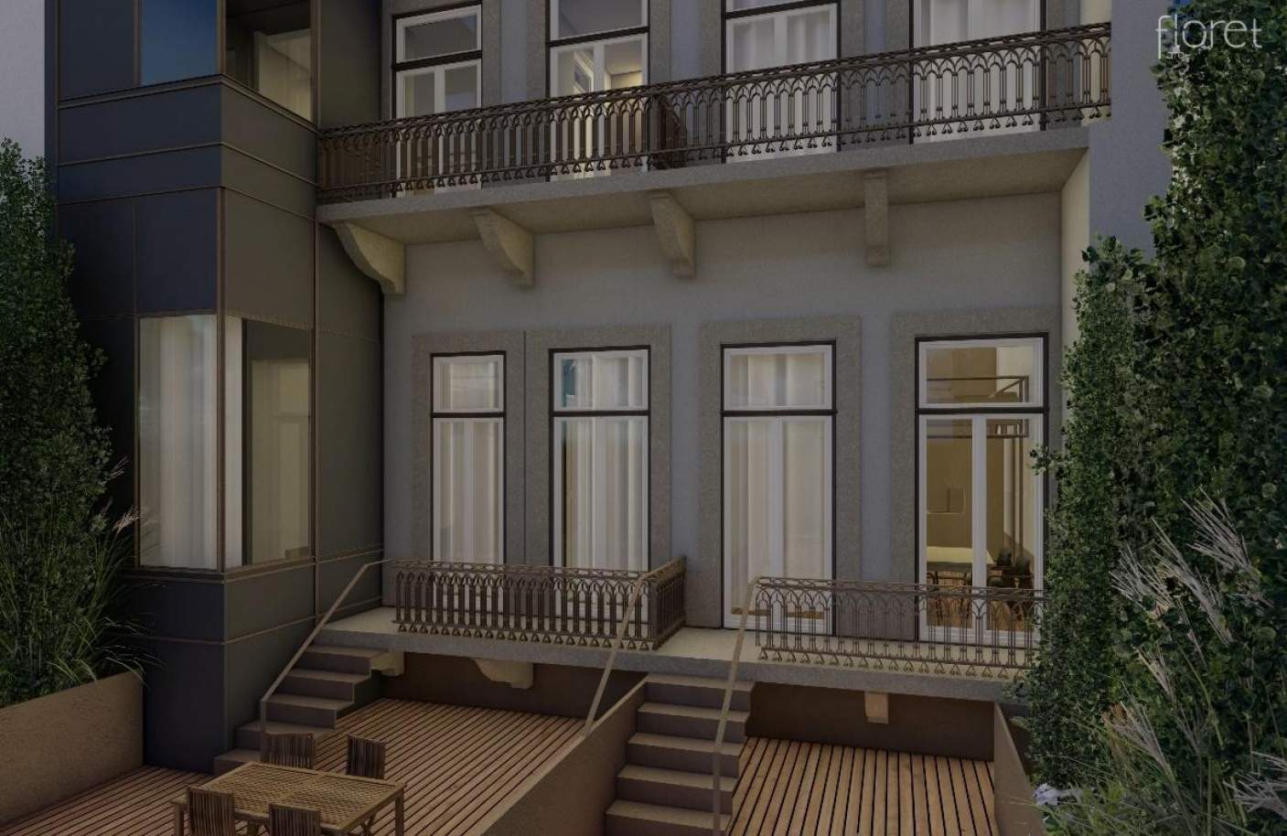 Apartamento nuevo con mezzanine y balcón, en venta, en Baixa, Oporto_172050