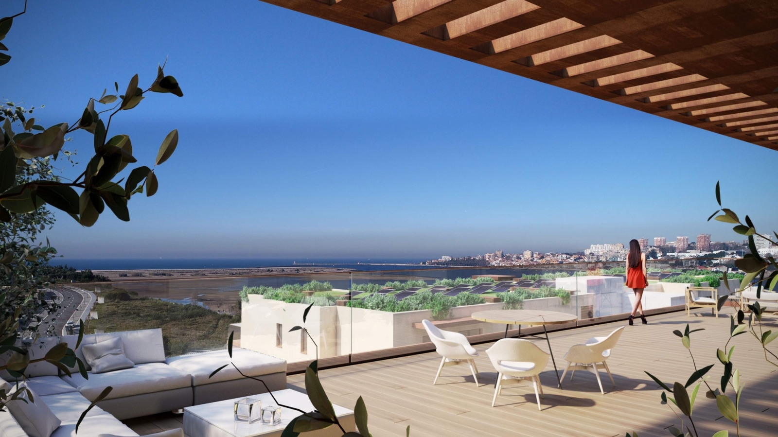 Piso en venta con terraza, en exclusivo condominio, V. N. Gaia, Porto, Portugal_175682