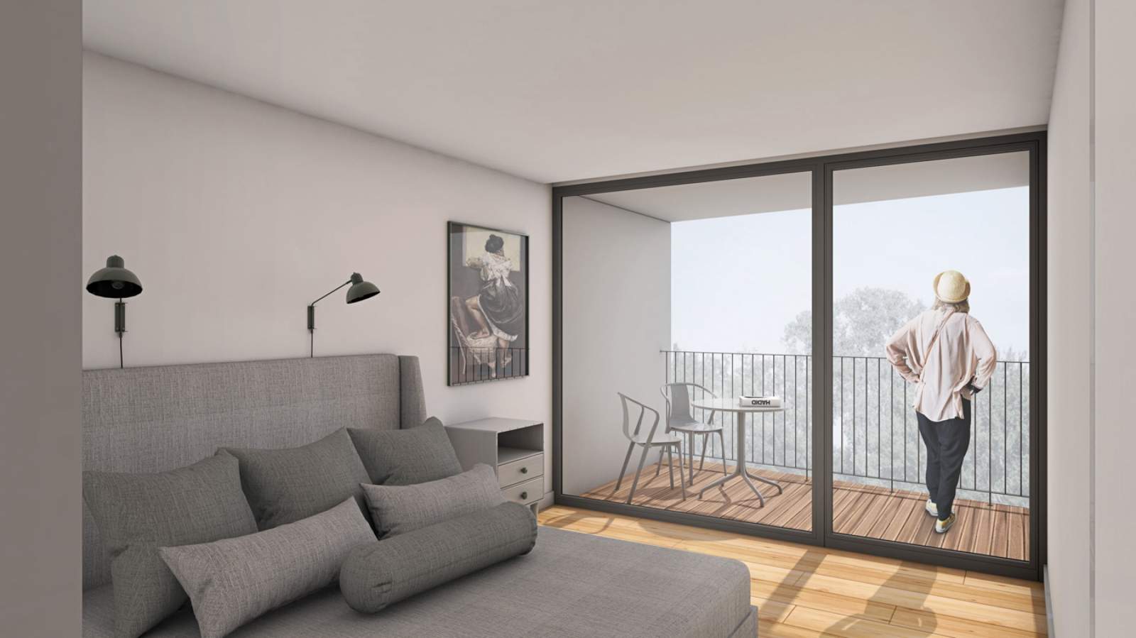 Apartamento nuevo con balcón, en venta, en el Centro de Porto, Portugal_180862