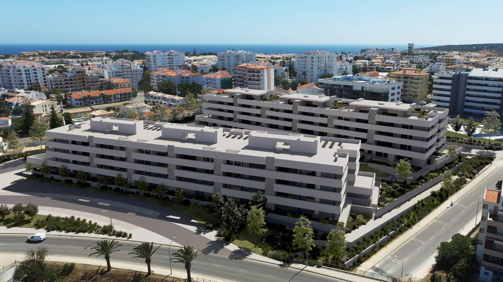 New 2 bedroom apartment, private condominium, Lagos, Algarve_181546