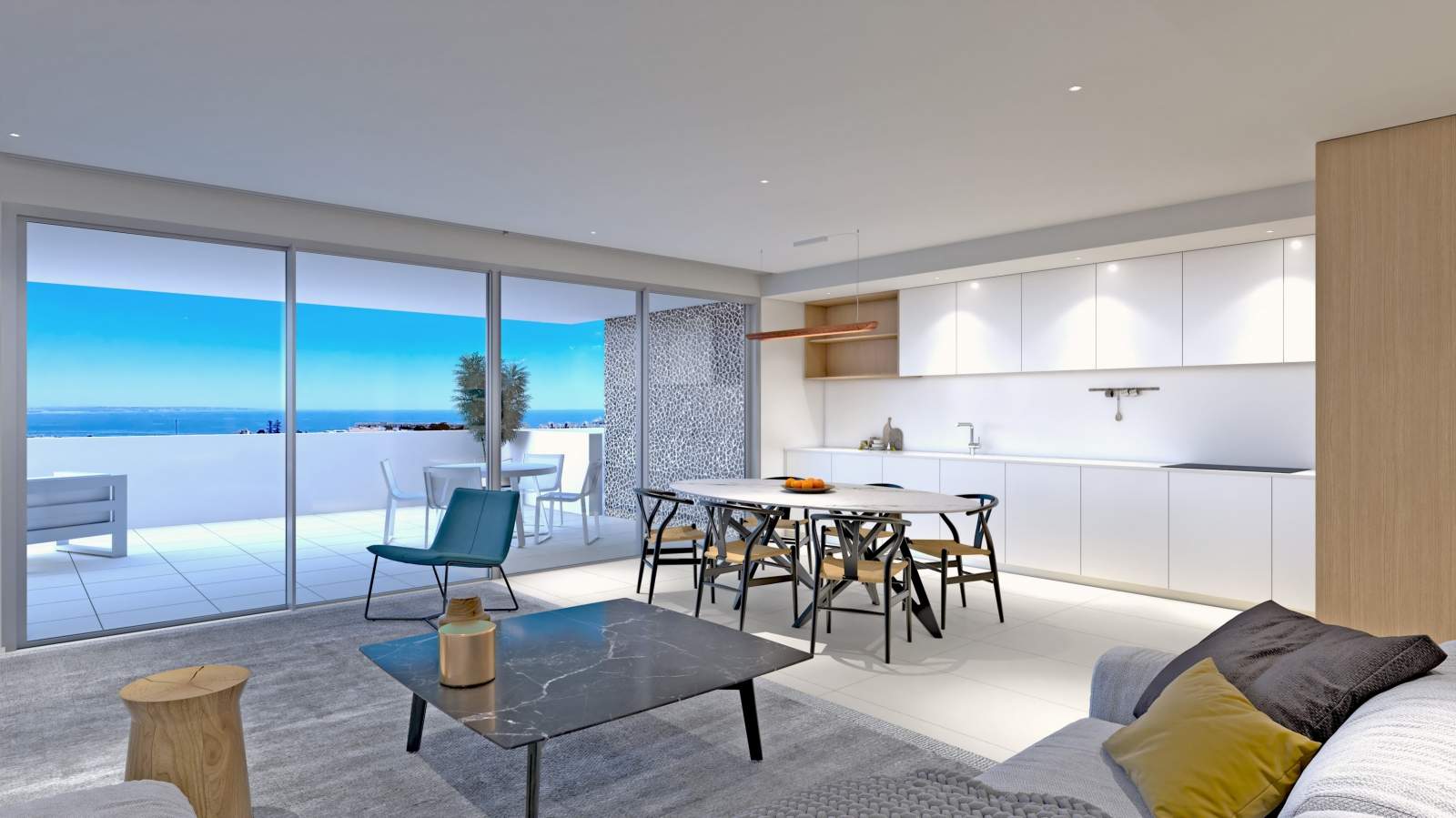 New apartment with sea views, in private condominium, Lagos, Algarve, Portugal_183660