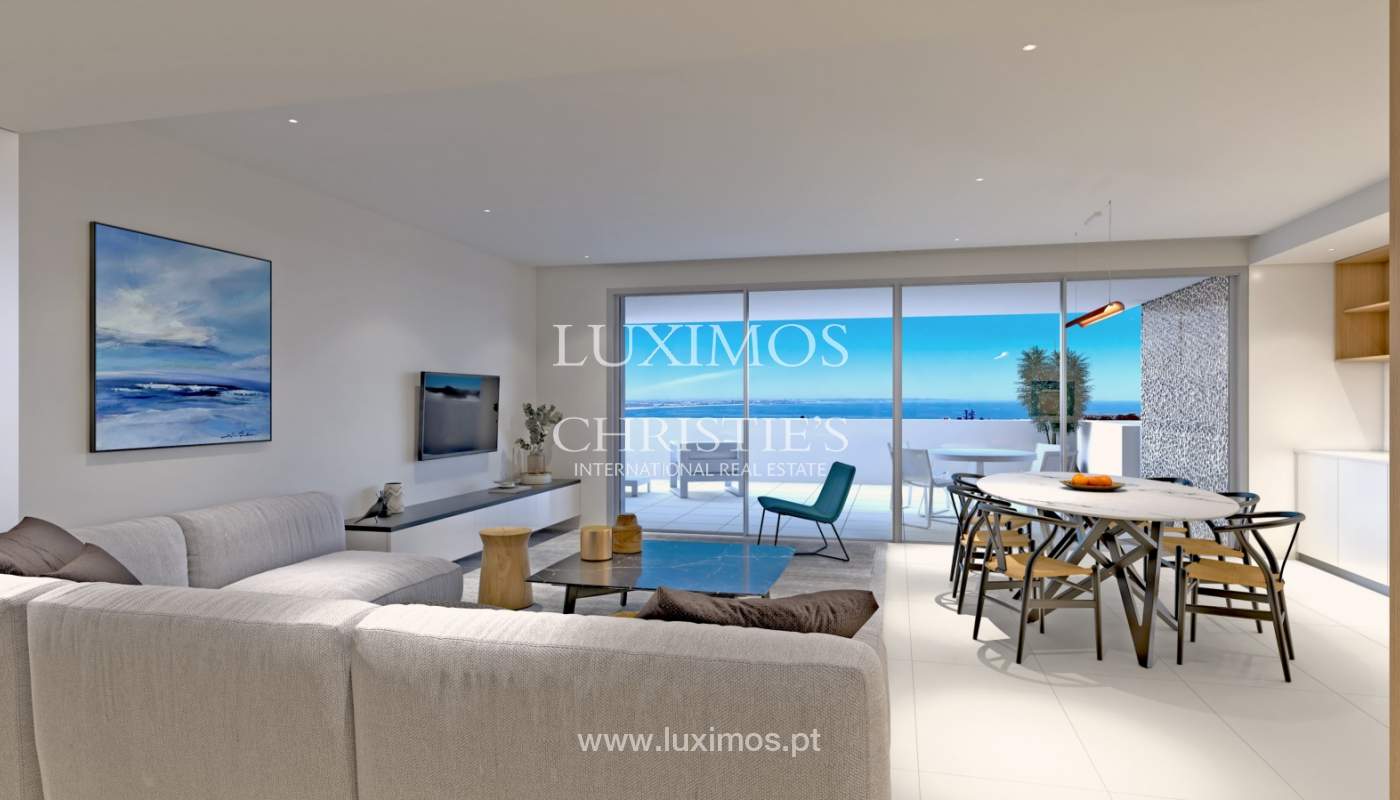 New apartment with sea views, in private condominium, Lagos, Algarve, Portugal_183899