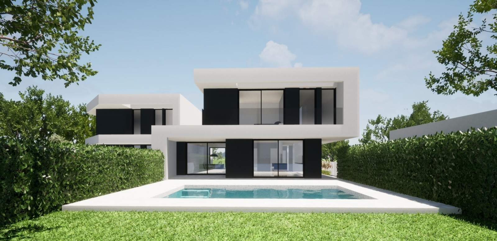 Land for construction of villa with swimming pool, Lagoa, Algarve_185803