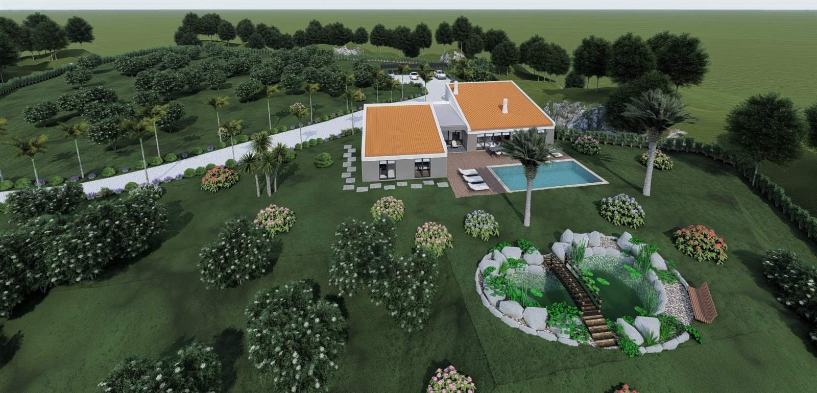 Grundstück mit Projekt für Erweiterung und Bau einer Villa, Alcantarilha, Algarve_186967
