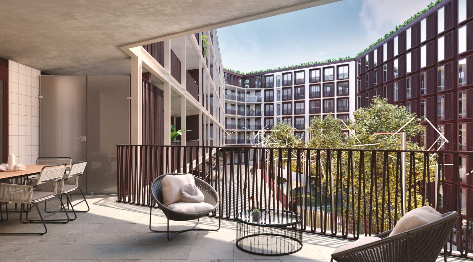 Apartamento novo com varanda, para venda, no centro do Porto._193087