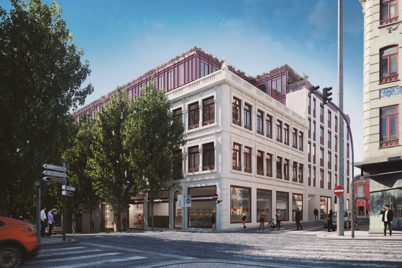 Apartamento novo com varanda, para venda, no centro do Porto._193097