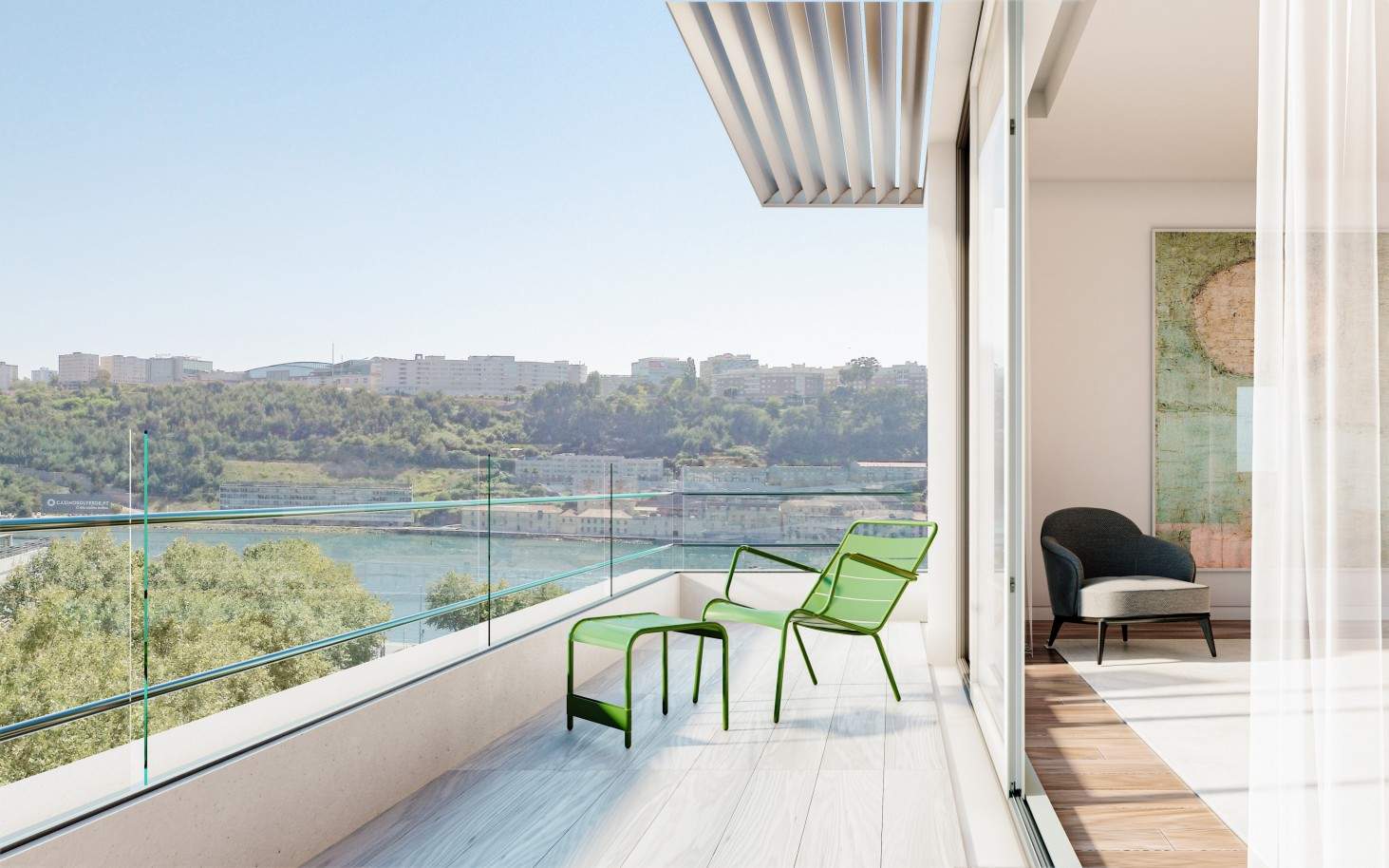 New 3 bedroom Penthouse with pool and river views, Porto, Portugal_198386