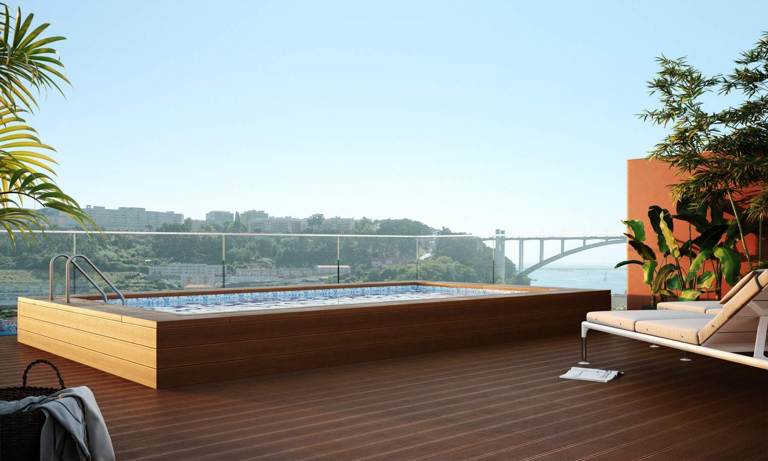 New 3 bedroom Penthouse with pool and river views, Porto, Portugal_198389